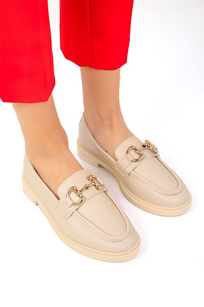 SOHO Beige Freizeitschuhe für Damen 18338