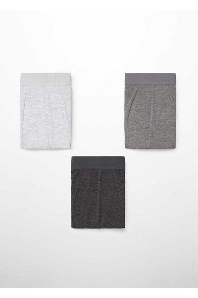 MANGO Man Συσκευασία 3 boxers με βαμβάκι