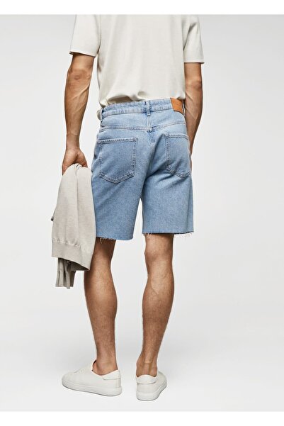 MANGO Man Regular Fit Jean Bermuda Şort