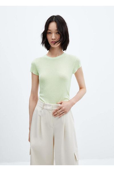MANGO Woman Tricou cu tricot subțire