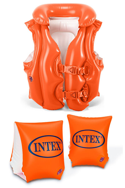 TRENDZONE Collared Vest and Sleeve Set for 3-6 Years Old Sea Pool