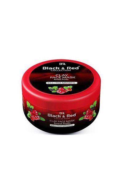 DORA Black & Red Clay Face Mask with Forest Fruits 400gr X 4 Pieces