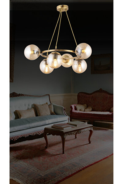 RONİSU AYDINLATMA Violet 8'Li Avize