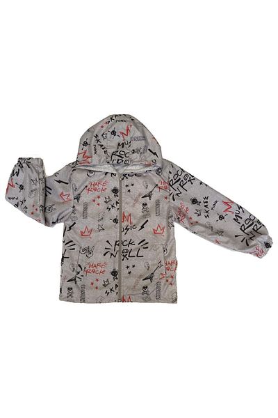 Else Bebe Boy's Gray Hard Rock Raincoat