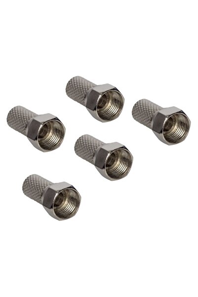 Next F Konnektör Çanak Anten Uydu Kablosu Jakı 5 Adet