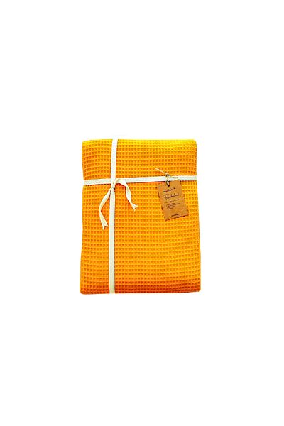 MundoLindo 100% Cotton Waffle Mustard Single Pique