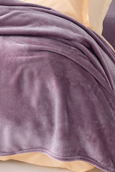 Yataş Olenna Single Wellsoft Blanket - Ash Purple