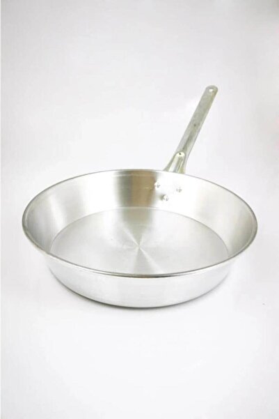 Tiesa Home Tek Kulp Alüminyum Kavurma Kızartma Balık Tavası 32cm Büyük Tava