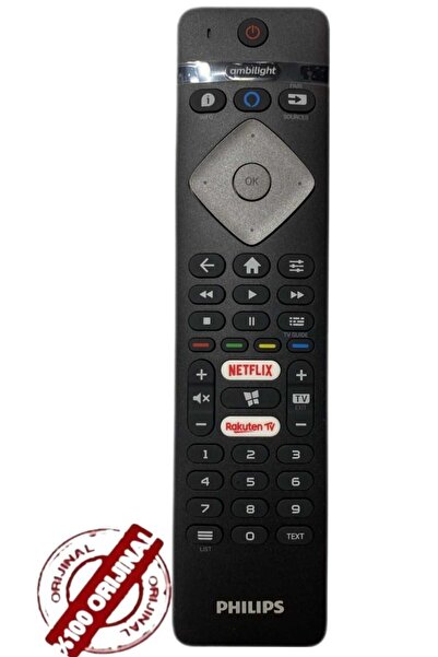 Philips Ambilight Tuşlu Ses Komutlu 65pus7805/62 70pus8105/12 Tv Kumanda (ORJİNAL)