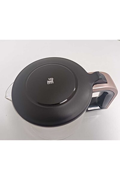 Karaca Rosegold GLASS TEA XL - إبريق شاي زجاجي بمقبض وقطع غيار صديقة للأجهزة المنزلية