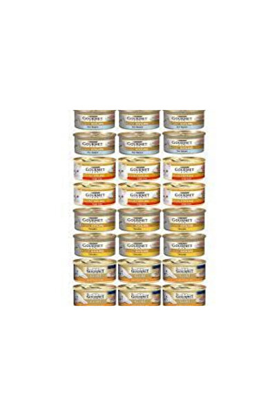 Purina Gourmet Karışık Kıyılmış Konserve Yetişkin Kedi Yaş Maması 24 X 85 G