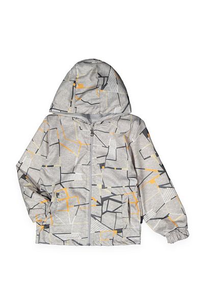 Else Bebe Geometric Patterned Raincoat
