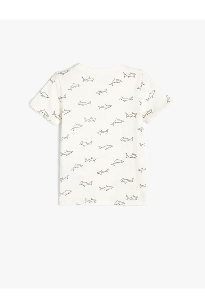 Koton Хлопці екрю Tisort 4skb10308tk