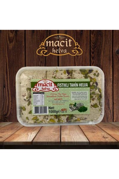 inebolu macit helva 1 kg Tahini Halva with Pistachios (Pack)
