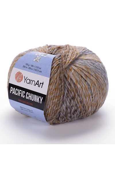 Yarnart Pacific Chunky - Μαρμάρινο Χέρι Πλεκτό Νήμα Ebruli-311