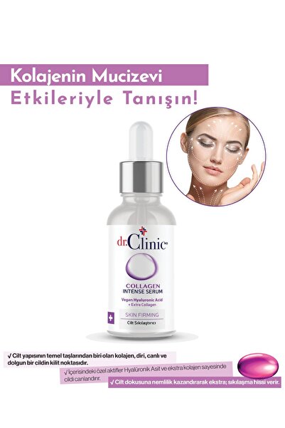 Dr. Clinic Kolajenli Cilt Sıkılaştırıcı Leke Serumu 30 ml