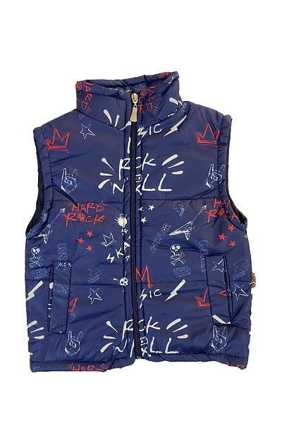 Else Bebe Hard Rock Printed Boy's Vest