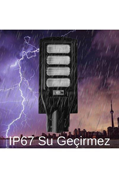 N&D Lighting 200Watt Solar Güneş Enerjili Bahçe ve Sokak Lambası