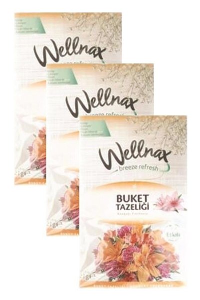 Wellnax breeze refresh Dolap Ve Çekmece Kokusu Buket Tazeliği Kesesi X3
