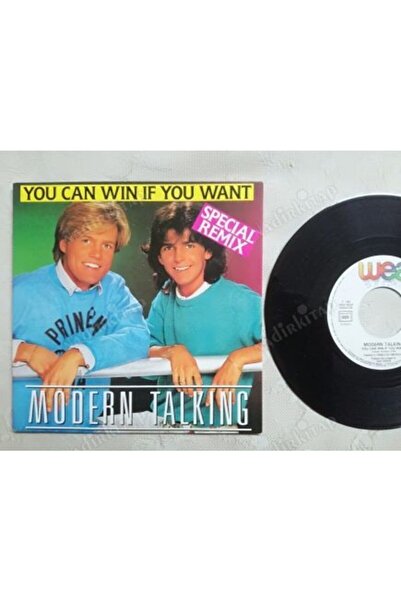 Plakperest Modern Talkıng - You Can Wın If You Want - 1985 Fransa Basım 45 Li...