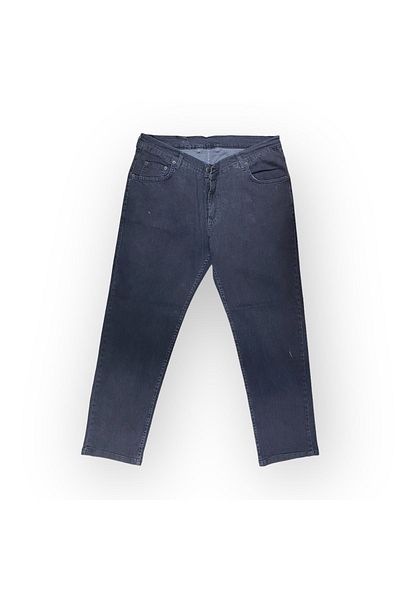 Sadık Collection Men's Plus Size Size Rising Waist Smoked Color Regular Fit Jeans 0941