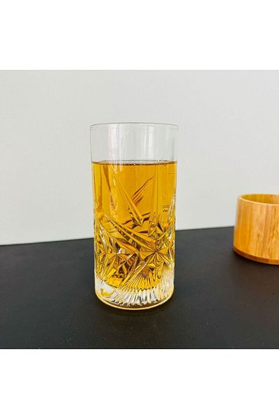 Paşabahçe 68475 Cielo Soft Drink Glass 350 cc Crystal 4-Piece