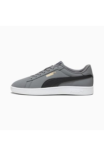 Puma Men's Gray Sneakers Smash 3.0 Buck - 392336 -02