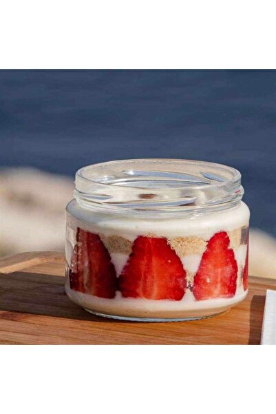 incirop Sos Cam Kavanozu Magnolia Kavanozu Kapaklı 230cc 6'lı