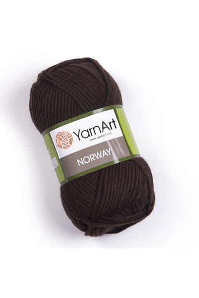 Yarnart Νορβηγία - Πλεκτό Χέρι Νήμα Καφέ-217