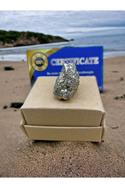 DOĞAL TAŞ CENNETİ Pirit Taşı Ham Kayaç (sertifikalı )(sürpriz Hediyeli)