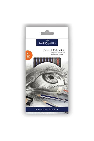 Faber Castell 5165000000 Goldfaber Dereceli Çizim Kalem Seti+silg