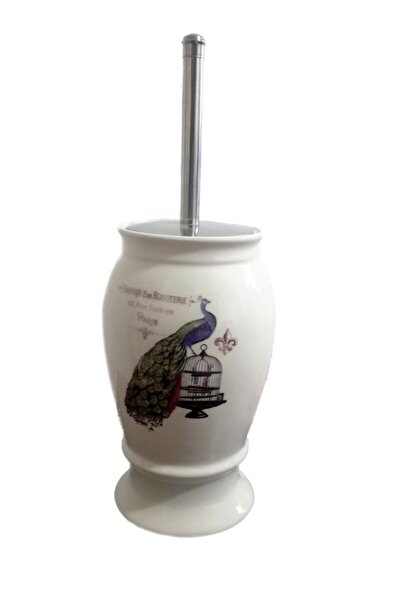 Limbo Home Peacock Toilet Brush Holder