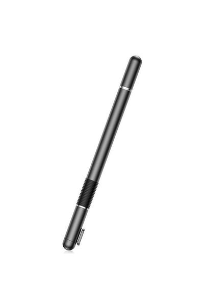 Hızlı Stok Baseus Golden Cudgel Acpcl-01 Double Sided Round Tip Pen for All Touch Screens Black