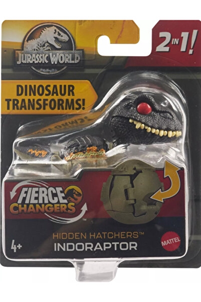 mattel Jurassic World Fierce Changers INDORAPTOR Gizli Yumurtalar HVB12