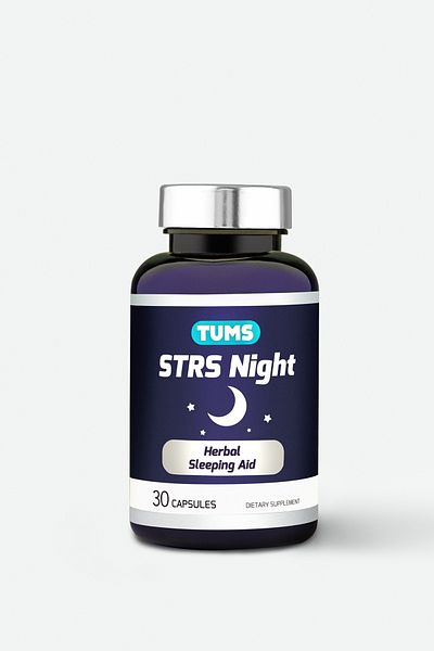 Tums Strs Night Passiflora Spiral Valerian 30 Capsules