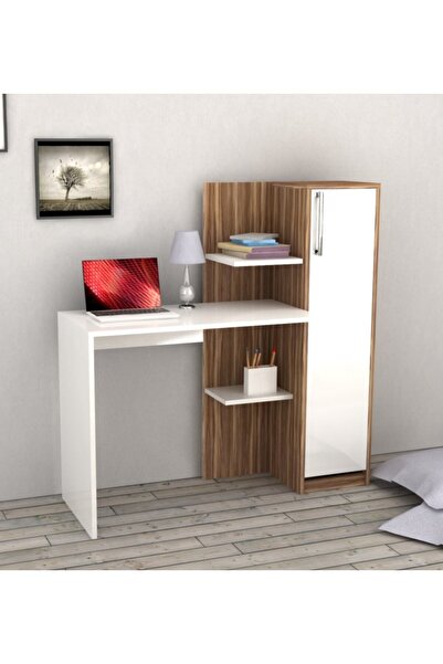 Bicabin Narin Trend Raflı Dolaplı Çalışma Masası