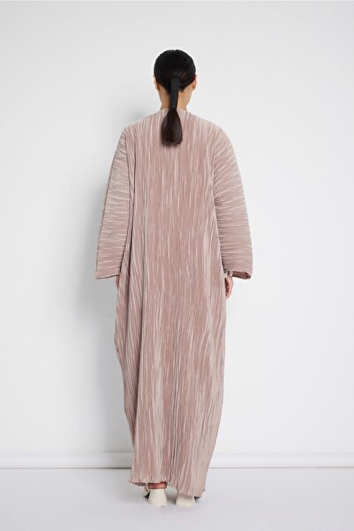 Nuum Design Crated Abaya Light Mink