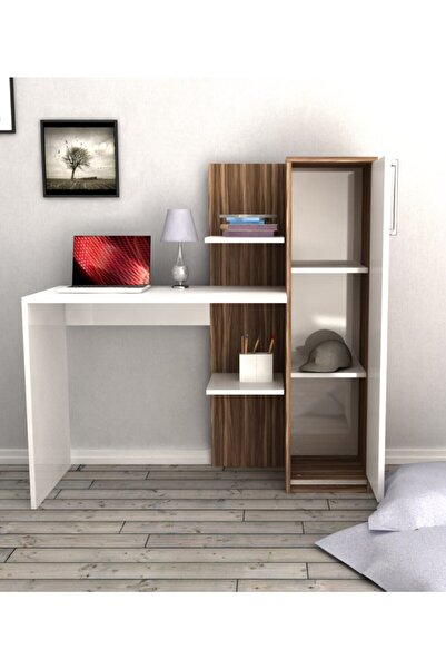 Bicabin Narin Trend Raflı Dolaplı Çalışma Masası