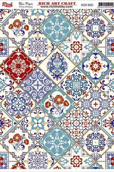 Rich Rice Decoupage Paper Code:8351