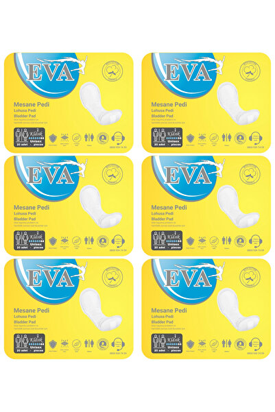 EVA Ekstra Medium Orta Boy Mesane Pedi 120 Adet (20*6 PAKET)