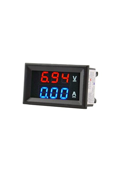 CDM Dijital Ampermetre 0-10a Voltmetre 0-100v - Kasalı