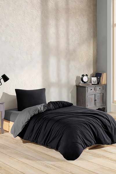 conzaliza Single Duvet Cover Set | Elastic Sheet | Cotton |