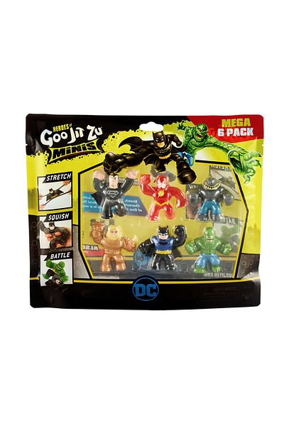 Giochi Presiozi Pack of 6 Goojitzu Dc Mini Fabbatoys