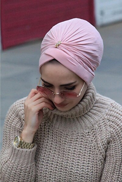 Sahra Şal Dünyası Bună de îmbrăcăminte pentru femei, cu detaliu de broderie, Dusty Rose