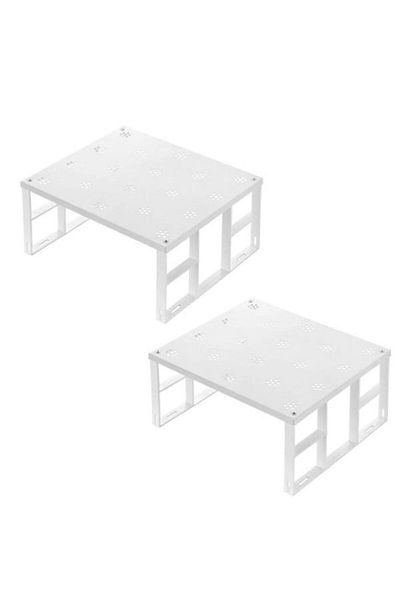 Viyalente Ντουλάπι Organizer Shelf Plate Cup Ράφι Μεταλλικό ράφι 2 τεμαχίων Μεταλλικό οριζόντιο ράφι