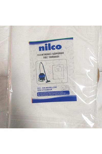 nilco كيس مكنسة كهربائية S 12 - 5 قطع قماش