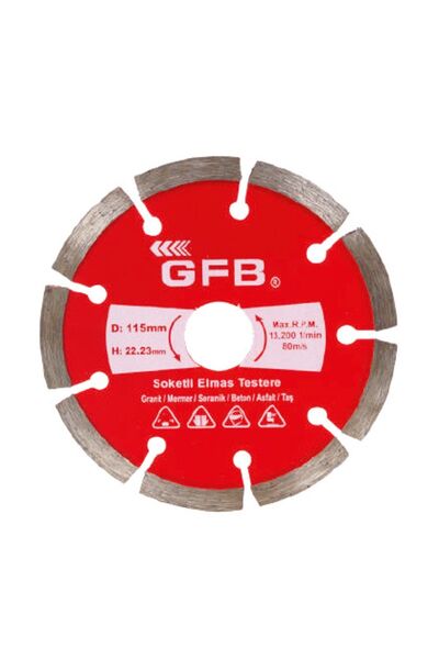 GFB 115 Soketli Elmas Beton-mermer Kesici