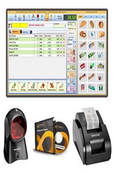 DemirSoft Masaüstü Barkod Okuyucu Fiş Yazıcı Barkodlu Satış Programı