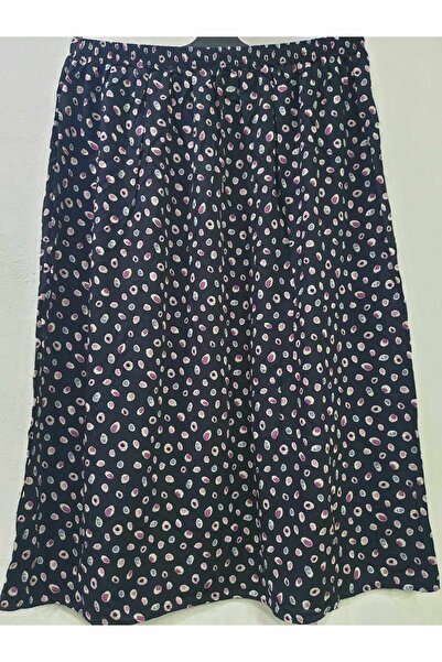 sercan konfeksiyon KADIN TEK PARÇA BATTAL BASMA VİSKON KUMAŞ ANNE ETEĞİ