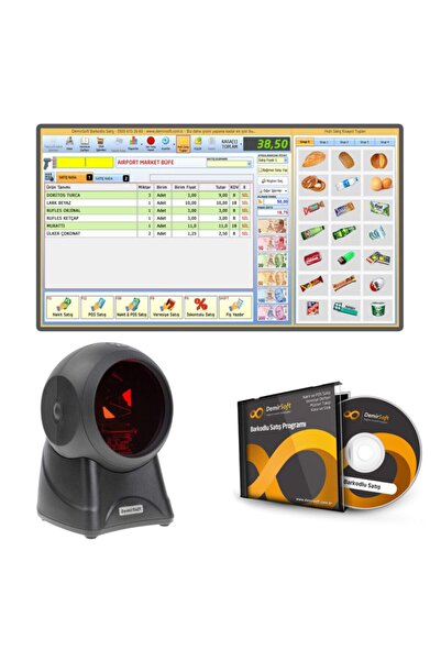 DemirSoft Masaüstü Barkod Okuyucu + Barkodlu Satış Programı